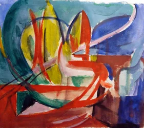 Studie nach dem Gemälde Gazelle von Franz Marc